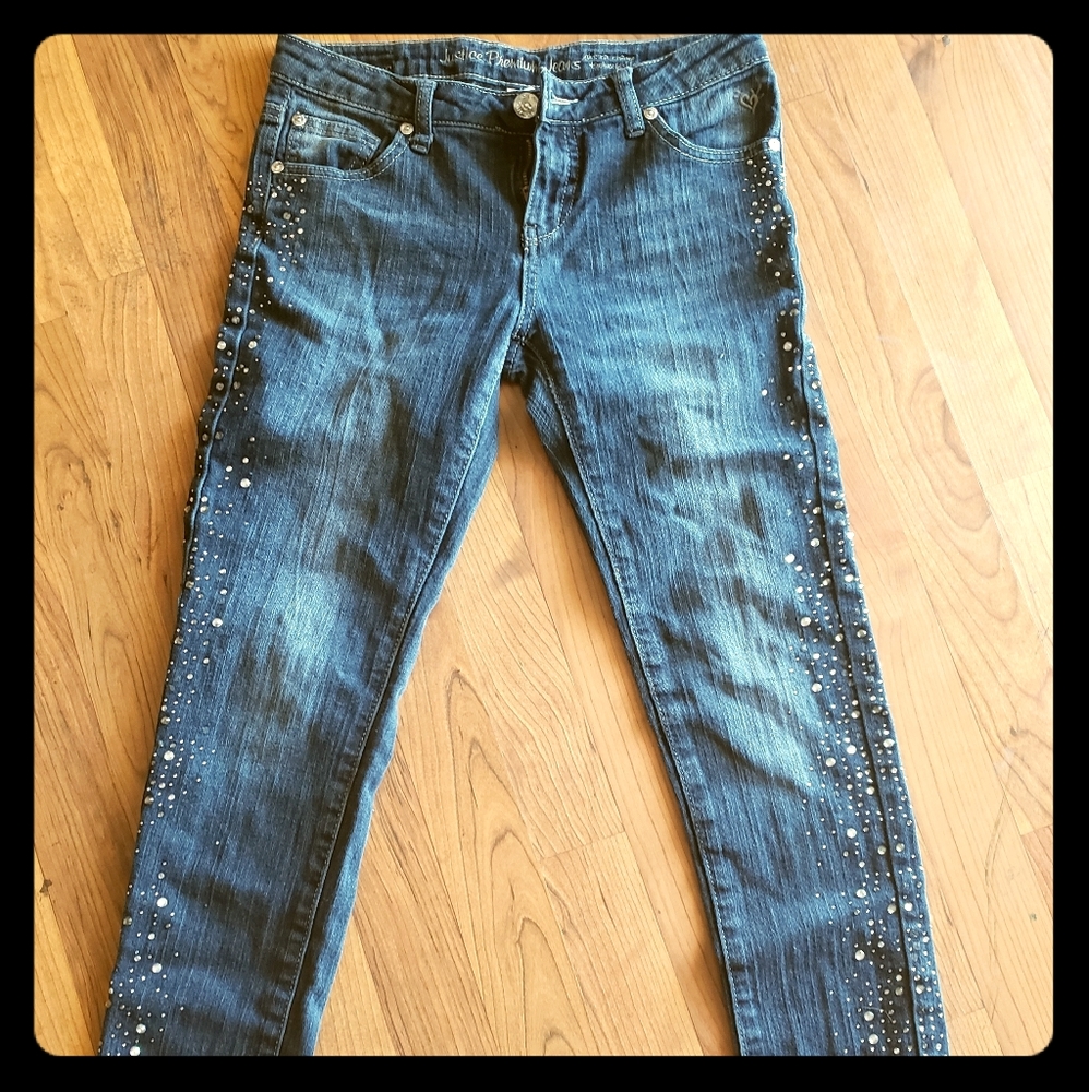 Girls Bedazzled Jeans